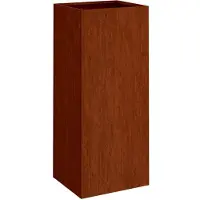 vidaXL Kukkalaatikko 32x27,5x75 cm Corten teräs