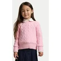 Ralph Lauren Cable-Knit Cotton Sweater - Pink - 88-93