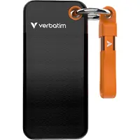 Verbatim – Pocket SSD USB 3.2 Gen 2 128GB Black/Orange (32435)