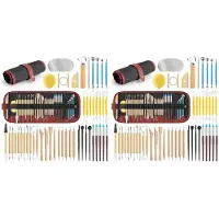 Jojomino 2X Pottery Tools for Sculpting,Clay Tool Kit for Carving,Ceramic Tool Set for Modeling,Ceramics Tools Kits