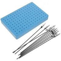 Jojomino Superior Quality Alligator Clips & Spraying Clamp Base Set, Model Stand Tool Featuring 1 Set Model Coloring Clips Base