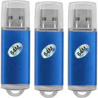 Jojomino 3X 64MB USB 2.0 Flash Memory Stick Thumb Drive PC LAPTOP Storage