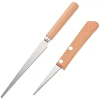 Jojomino 2 PCS Clay Repair Knife Fettling Cutter Pottery Sculpting Tools Jewelry Tools for Jewelry Making Hotfix-Tool