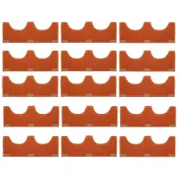 Jojomino Hard Hat Sweatband,Cotton Washable Hard Hat Self Adhesive Sweat Band Liner- Reusable Hard Hat Helmet Sweat Pads 15pcs