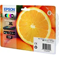 Epson 33XL Y/C/M/PB/BL MUSTEPAKKAUS