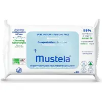 Mustela Compostable at Home Cleansing Wipes Perfume Free puhdistavat pyyhkeet hajusteeton syntymästä lähtien 60 kpl