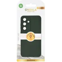 Onsala Collection Samsung Galaxy S25 Silicone suojakuori (vihreä)