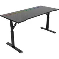 Piranha P-Base 140 RGB pelipöytä, musta