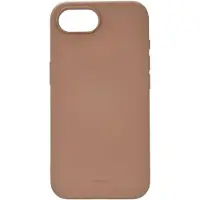 Onsala Collection Silikonipintainen MagSeries-suojakuori iPhone 16 E chocolate
