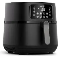 Philips Series 5000 Connected HD9285 XXL - Kuumailmagrilli - 7,2 litraa - 2 kW - tumma hopea/musta