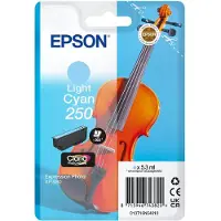 Epson 250 -mustekasetti, 5.3 ml, vaaleansyaani