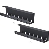 StarTech.com – Under Desk Cable Management Tray Black (S2MB-DESK-CABLE-TRAY)