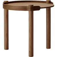 Cooee Design Woody pöytä Ø45 cm Tummapetsattu tammi