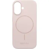 Snapcase Apple iPhone 16 Silicone MagSafe, vaaleanpunainen