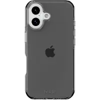 Holdit Seethru iPhone 17 suojakuori (musta)