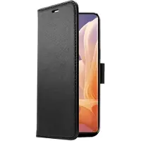 Screenor Motorola G85 Smart lompakkokotelo, musta