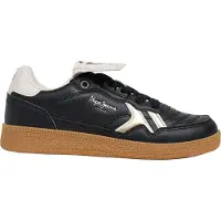 Pepe Jeans for woman/girl. PBS000006 Ball Equip black sneakers (32), Flat, Laces, Casual, children's fashion