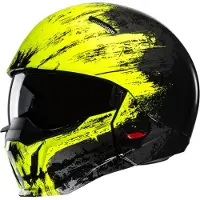 HJC i20 Furia MC3H Jet-Kypärä Musta/Keltainen unisex, size L