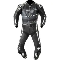 MUGENRACE RC-Max Due rei'itetty kaksiosainen moottoripyörän nahkapuku