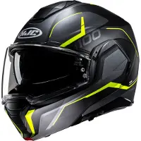 HJC I100 Lorix MC3HSF Matta/Musta/Antrasiitti/Keltainen M unisex