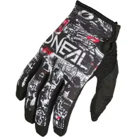 O'Neal Mayhem-hyökkäys MX-käsineet Musta/Valkoinen unisex, size S