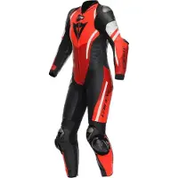Dainese Misano 3 D-Air rei'itetty 1-osainen naisten moottoripyörän nahkapuku