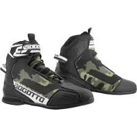 Bogotto Tokyo Camo rei'itetyt moottoripyöräkengät