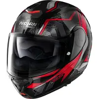 Nolan X-1005 andglass Carbon/Punainen unisex musta, size S