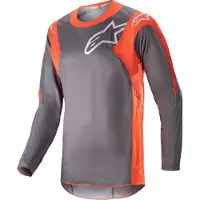 Alpinestars Racer Hoen MX-pusero Harmaa/Oranssi Miehet, size L