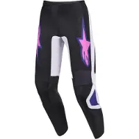 Alpinestars Fluid Grid Crossihousut Musta/Harmaa/Violetti Miehet, size 32