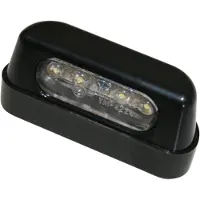 Highsider smart LED rekisterikilven valo musta ABS muovi (1kpl)