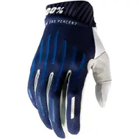100% Ridefit MX-käsineet ininen unisex sininen, size S