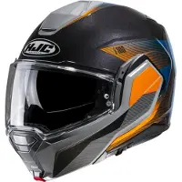 HJC i100 Beston MC27 Flip-Up Kypärä Musta/Oranssi unisex, size XS