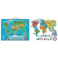 Clementoni Magneettinen Maailman Geo 6-osainen Palapeli