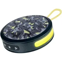 BigBen Interactive Big Ben Bluetooth Speaker Party Nano Backlight 15W Camo Black Yellow