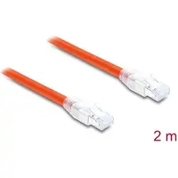 DeLOCK 81181, 2 m, Cat8.1, S/FTP (S-STP), RJ-45, RJ-45, Oranssi