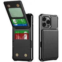INF Google Pixel 8 Pro -kotelo, PU-nahkainen lompakkokotelo korttipaikoilla ja tuella