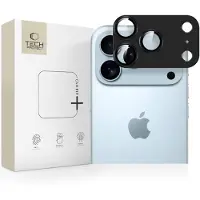 Tech-Protect iPhone 17 Pro Max Camfull Fit+ kameran objektiivin suojus - Musta