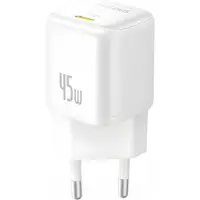 Baseus PicoGo GaN Fast Charger 1C 45W - Valkoinen