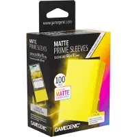 GameGenic Matte Prime Sleeves (66x91 mm) - Gul - 100 st