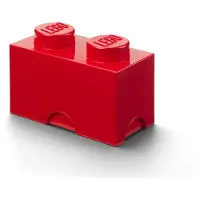 LEGO container for storing Brick 2 bricks, red, 250 x 180 x 125 mm, RC40021730