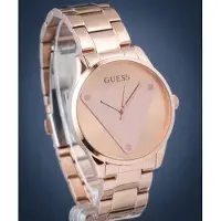 GUESS Analoginen kello 'Emblem' roseekulta