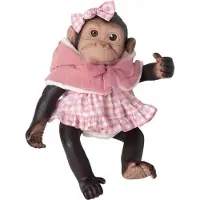 Rosa Toys 35 Cm Monkey Reborn-vauva
