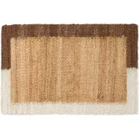 Decotique Frame Ovimatto Jute 60x90 Cm Luonnollinen / - Kynnysmatot Juutti Ruskea - 439531