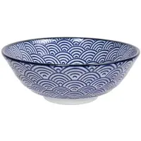 Tokyo Design Studio Nippon Blue Soba Kulho 21 cm Waves