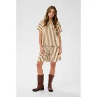 Saint tropez Zalindasz Ss Blouse - Brown - M