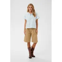 Saint tropez Zalindasz Ss Blouse - Blue - S