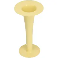 Design Letters Trumpet. 2-In-1 Vase & Candle Holder - Yellow - H:24CM