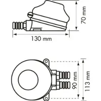 PLASTIMO Alumiini Jalkapumppu