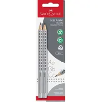 Faber-Castell 111992, HB, Harmaa, Kolmion muotoinen, Ripustettava laatikko, 2 kpl